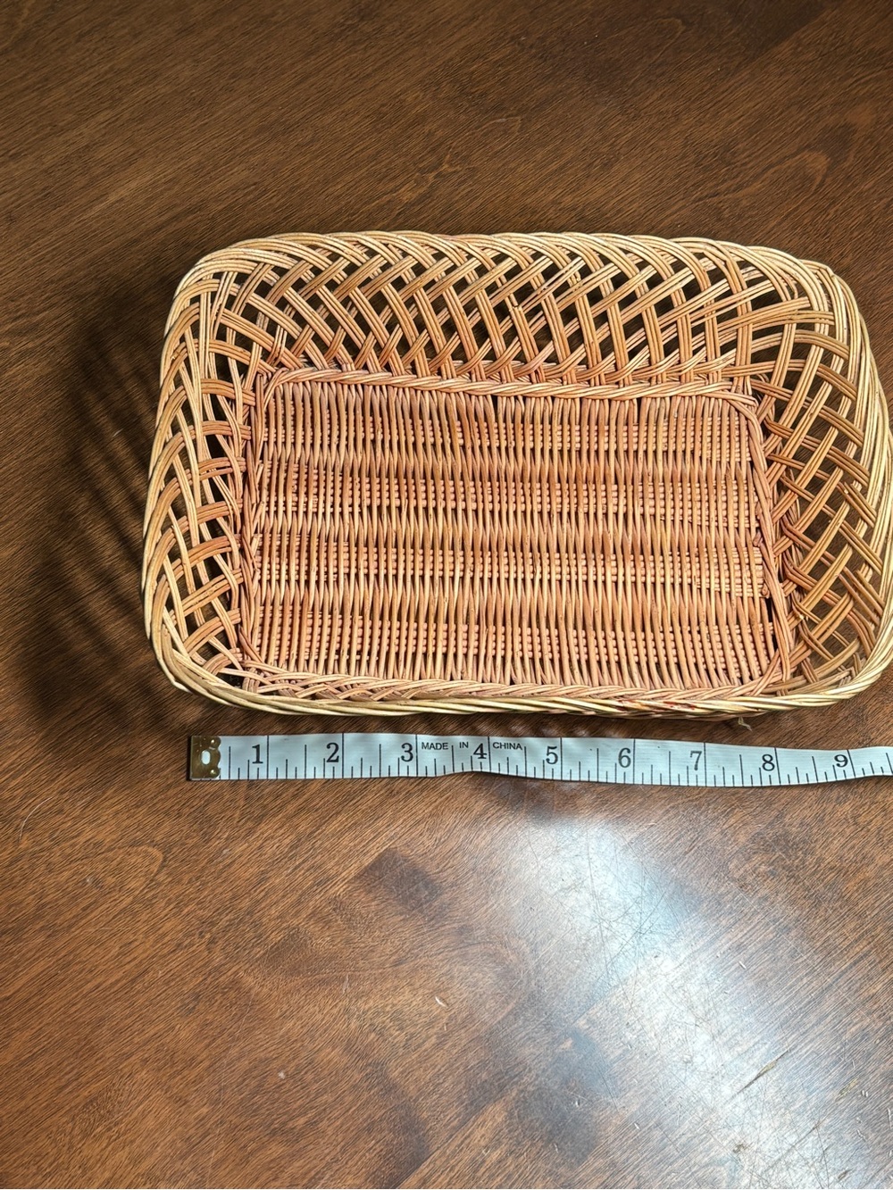 Handwoven Wicker Basket in Natural Brown - Versatile Home Accent